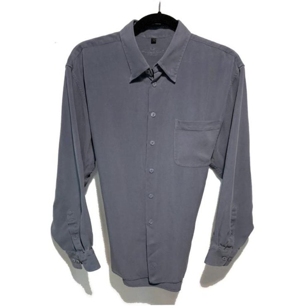 Bugatchi 100% Silk Dress Shirt